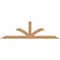 Ekena Millwork Richland Timber Gable Bracket, Western Red Cedar, 108"W x 31 1/2"H x 1 1/2"D x 5 1/2"F, 7/12 Pitch GBW108X31X0206RIC00SWR - alternate 1